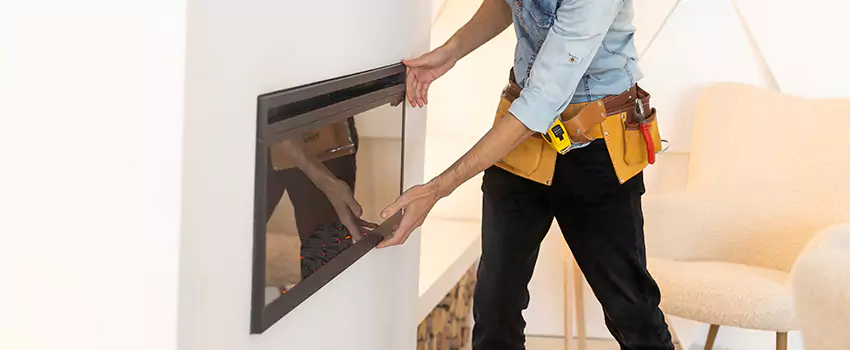 Metal Fireplace Installation in Oconomowoc, Wisconsin