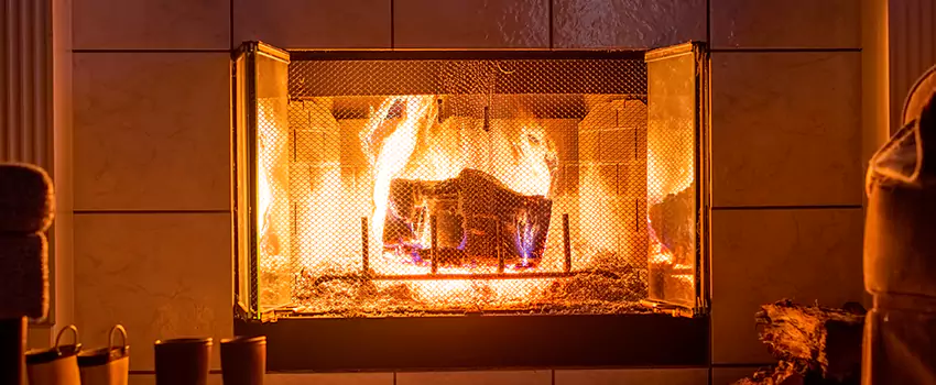 Mendota Hearth Landscape Fireplace Installation in Oconomowoc, Wisconsin