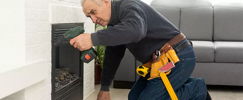 New Indoor Fireplace Installation in Oconomowoc, Wisconsin
