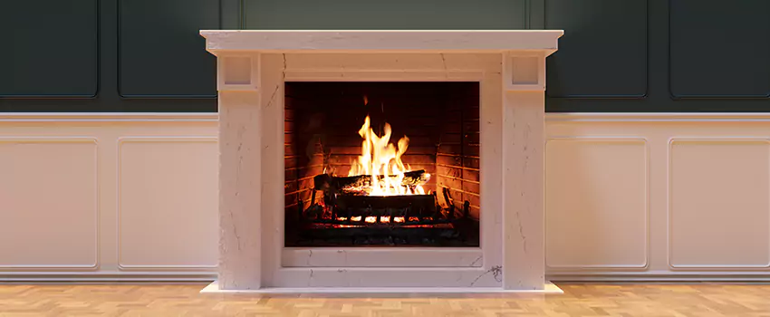 Open Flame Wood-Burning Fireplace Installation Services in Oconomowoc, Wisconsin