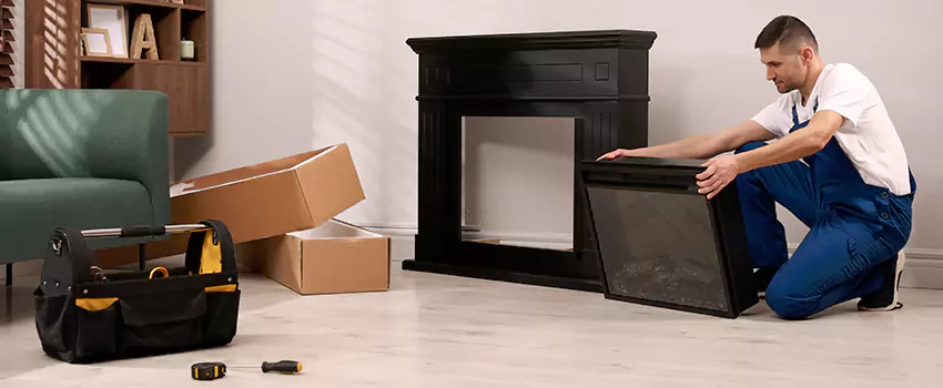 Old Rusted Metal Fireplace Repair And Replacement in Oconomowoc, WI